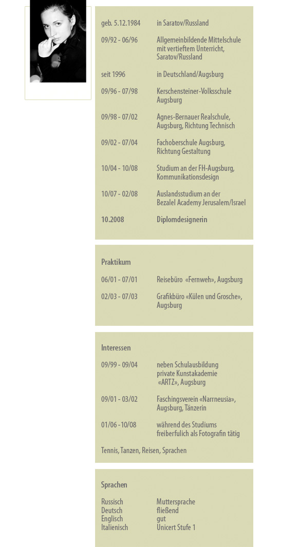 Lebenslauf